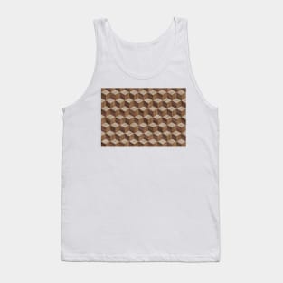 Wood marquetry Tank Top